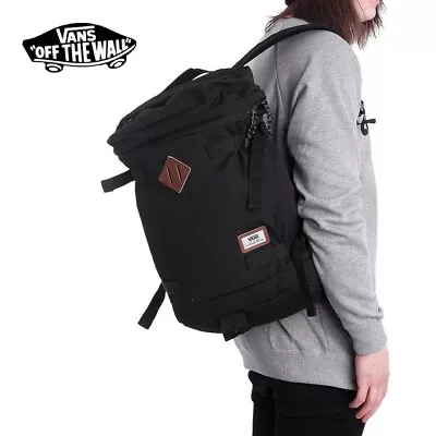 Vans Clamber Backpack Skateboard Black School Travel Bag Laptop Sleeve • $44.95