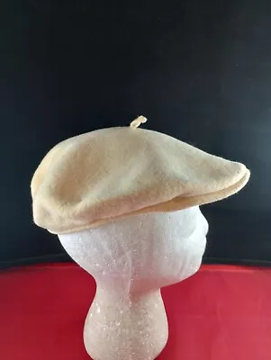 $17 • Buy Vtg KANGOL Felt Style Cabby Cabbie Newsboy Paperboy Hat Cap *28