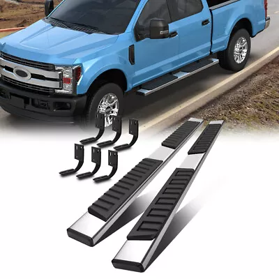 2PCS 6  Side Step Running Boards For 99-16 Ford Super Duty F-250 F-350 Crew Cab • $140.88