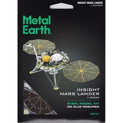 Metal Earth Model: Mars Insight 3D Laser Cut Steel Model Kit Fascinations • $12.95