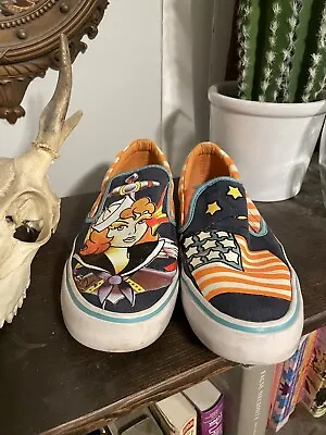 Ed Hardy Tattoo Flag Sailor Design Slip On Shoes Mens Size 9 • $20