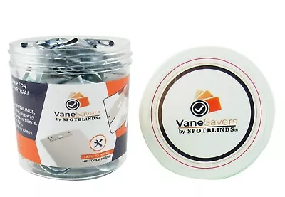 Spotblinds Vane Savers Fixes Broken Vertical Blinds- Choose Your Pack - Zinc • $8.75