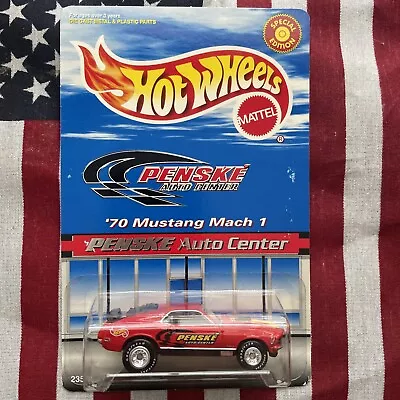 1970 Mustang Mach 1 Hot Wheels Special Edition Penske Auto Center RR's Protector • $13.99