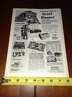 $11.95 • Buy Weiand Supercharger Original 1983 Ad