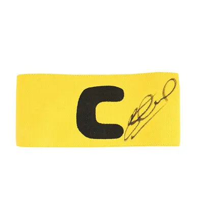£135.99 • Buy Steven Gerrard Signed Captain's Armband - Yellow Autograph