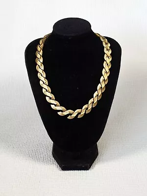 £28 • Buy Vintage Trifari Gold Tone Collar Necklace