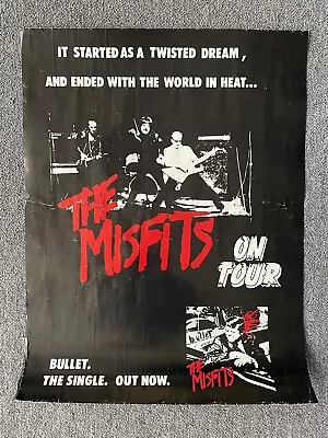 The Misfits On Tour  - Bullet. The Single - Vintage Poster 18x24 • $175