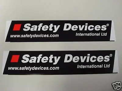 £3.29 • Buy Safety Devices Roll Cage Stickers X 2 - GENUINE ARTICLE
