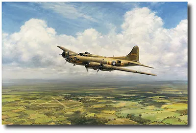 Belle Homewardbound By John Young - B-17 Flying Fortress - Memphis Belle • $155