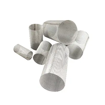 $1 • Buy Stainless Steel Wire Mesh Tube Shape Filter Strainer Various Size