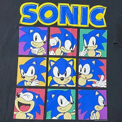 Vintage Sonic The Hedgehog T Shirt Size 2XL Sega Video Game Ripple Junction • $18.88