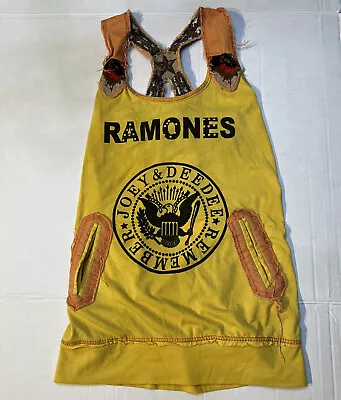 Rare Custom Vintage Ramones Women’s Girls Shirt Tank Top- Joey & DeeDee Remember • £27.07