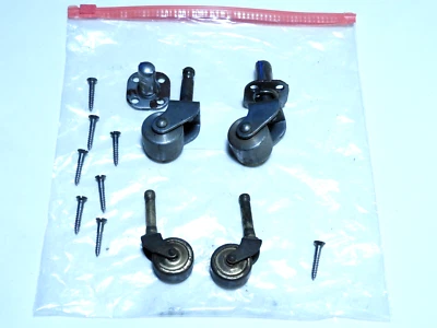 $17 • Buy Baldwin Piano Rolling Caster Assemblies Original 1957 Acrosonic Spinet Upright!