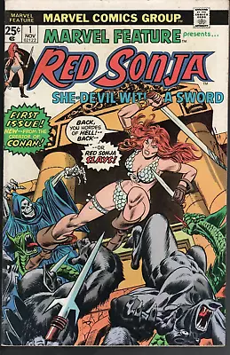 Marvel Feature Presents Red Sonja #124 Nov. 1975-may 1976 1st Series Vg • $29.99