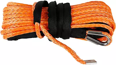 TYFYB 5/16  X 50 Synthetic Winch Rope 20000 LB Capacity Synthetic Winch Rope L • $51.38