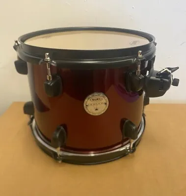 Mapex Horizon Rack Tom 10  X 8  Dark Burgundy/Black Hardware • $88