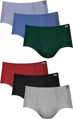 Hanes Men's Underwear Briefs Mid-Rise Moisture-Wicking 6-Pack • $41.29