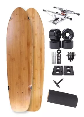 32  Mini Skateboard Complete Kit Black Wheels (bamboo) • $64.99