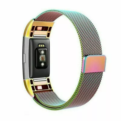 Strap Replacement Milanese Band Metal Stainless Steel Magnet For Fitbit Charge 2 • $9.49