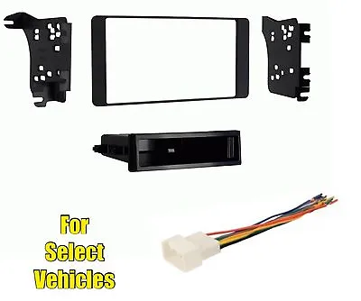 Gloss Car Stereo Dash Kit Combo For Some 2015-2022 Mitsubishi Outlander Sport • $34.95