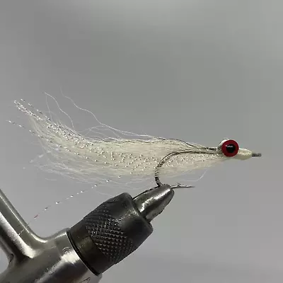 Six (6) - Clouser Minnow - White - Streamer • $13.99