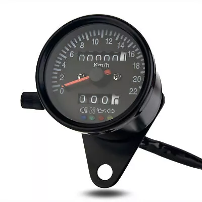 Retro Motorcycle Mechanical Speedometer W/   220km/h S5E3 • $17.28