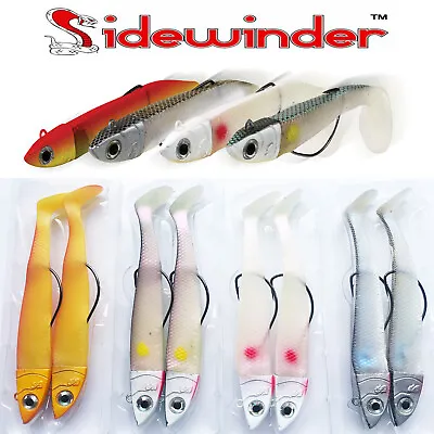 Pick & Mix WEEDLESS Sidewinder Minnow Lure Bass Cod Pollock Jelly Lures Jigs • £5.99