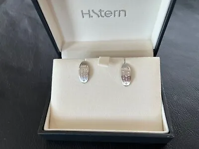 RARE H Stern 18kt White Gold Earrings BITS Portfolio Barely Worn • £1735.57