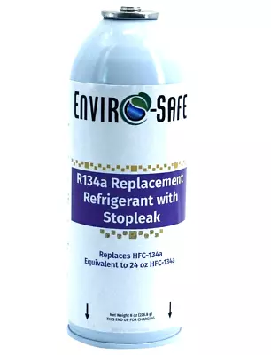 Envirosafe New Modern Refrigerant With Stop Leak System Sealer 8 Oz. Can • $9.70