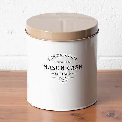 Mason Cash Retro Biscuit Storage Tin 3.2 Litre Kitchen Canister Rice Flour Pot • £16