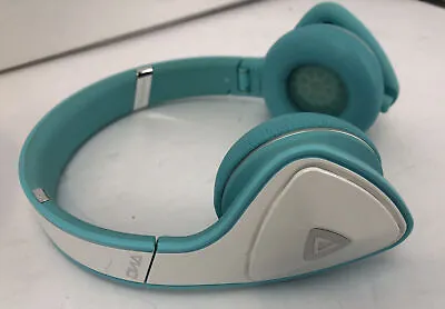 Monster DNA Headband Headphones Over Ear Padded Comfort Headphone White/Teal • $26.99