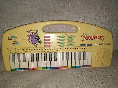 $60 • Buy Jim Henson’s Muppets Casio EP-20 Electronic Musical Keyboard  1987 TESTED WORKS