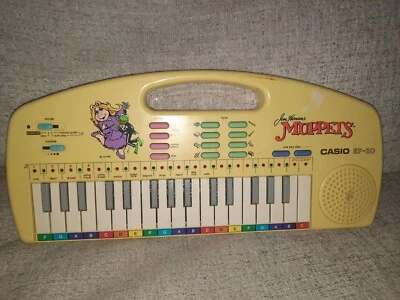 $60 • Buy Jim Henson’s Muppets Casio EP-20 Electronic Musical Keyboard  1987 TESTED WORKS