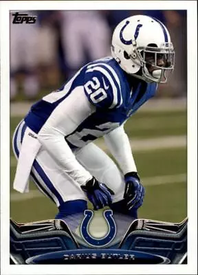 2013 Topps #131 Darius Butler Indianapolis Colts Football Card Pat Mcafee Show • $3.99