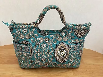 Vera Bradley Gabby Satchel Retired Totally Turq Satchel EUC • $25