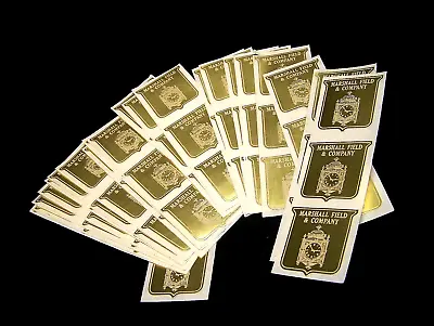 72 Lot~marshall Field & Company Gold Foil Tissue Seals~advertising New Old Stock • $60