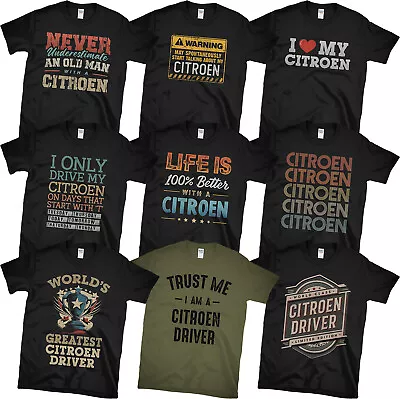 £13.99 • Buy Citroen Driver T-shirts. Pick From Awesome & Funny Designs. Perfect Gift Idea