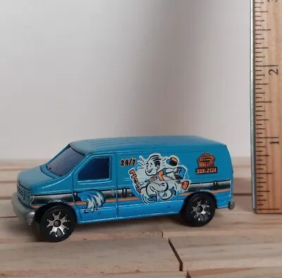 Matchbox Vtg 1999 Contractor WORK FORD PANEL VAN 1:80 Hero City Blue Handyman  • $4.99