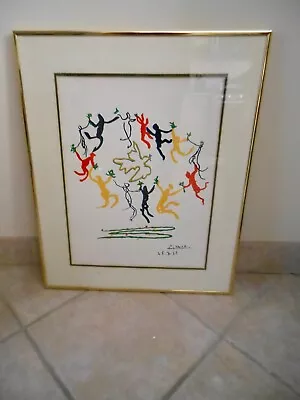 $160 • Buy Pablo Picasso  Lithograph  Danse  Dance Of Youth Poster Plate Signed