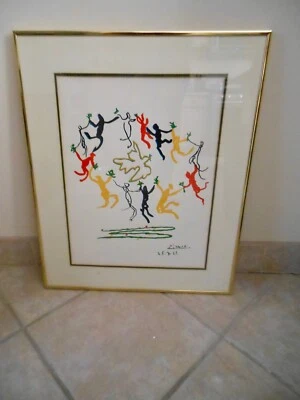 $160 • Buy Pablo Picasso  Lithograph  Danse  Dance Of Youth Poster Plate Signed