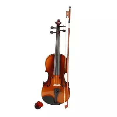 1/2 Practice Right Handed Acoustic Violin Basswood With Black Case Natural Color • $42.99