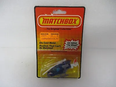 Matchbox Macau Superfast SF46 Mission Helicopter- Blue Body Carded • $1.50