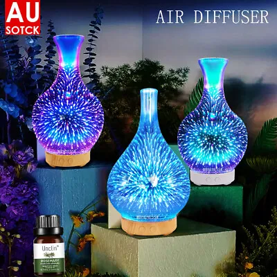 $28.95 • Buy 3D Firework Aromatherapy Diffuser Aroma Essential Oils Ultrasonic Air Humidifier