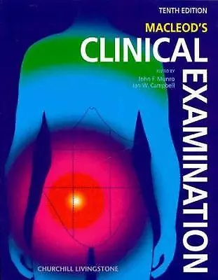 £5.37 • Buy MacLeod's Clinical Examination Paperback Ian W., Munro, John F. C