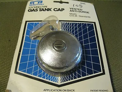 New 1939-1970 Ford GM Mopar Packard Chrome Locking Gas Cap Made In USA! • $15.99