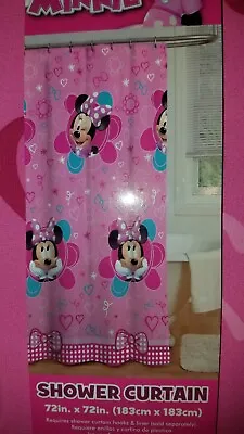 Jay Franco Disney Minnie Mouse Polyester Fabric Shower Curtain Fuchsia 70 X 72  • $19.89