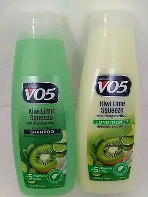Alberto VO5 Shampoo And Conditioner Kiwi Lime Squeeze Clarifying Set Of 2 NEW • $18.68