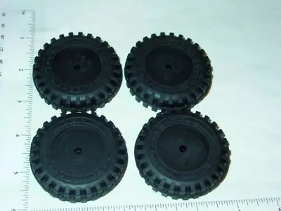 Set Of 4 Rubber Tonka Script Tire Toy Parts TKP-019-4 • $18