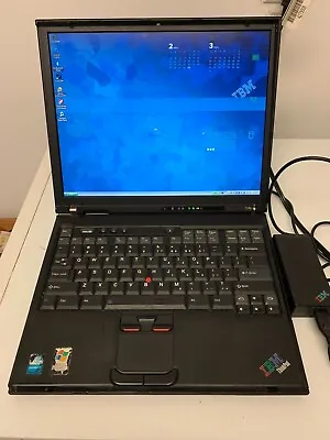 Rare IBM ThinkPad T43P Laptop Pentium M 2.13GHz 2GB 160GB DISPLAY  1400x1050 • $550