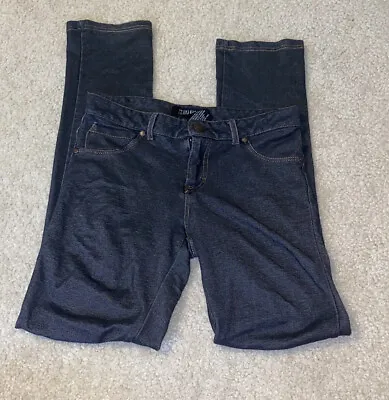 $4.90 • Buy Z Cavaricci Girls Stretchy Dark Blue Pants/ Fake Denim Size 12